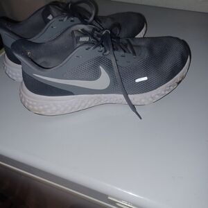 Nike Gray Athletic Shoes